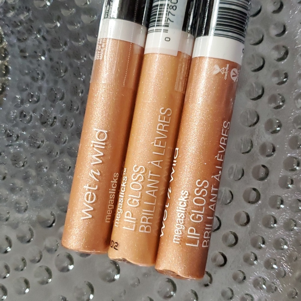 Wet n Wild Lip Gloss 556B - Sun Glaze Bundle of 3